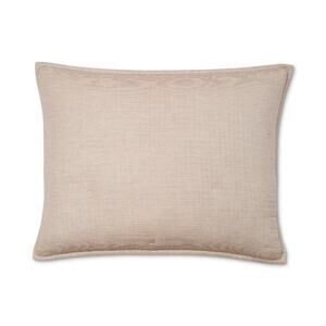 Oake Rust Airy Gauze Stripe Standard Sham 20" x 26"